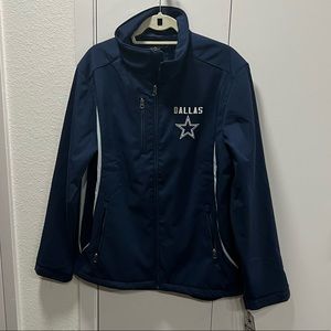 NFL Dallas Cowboys Soft Shell Bonded Jacket With Fleece Interior